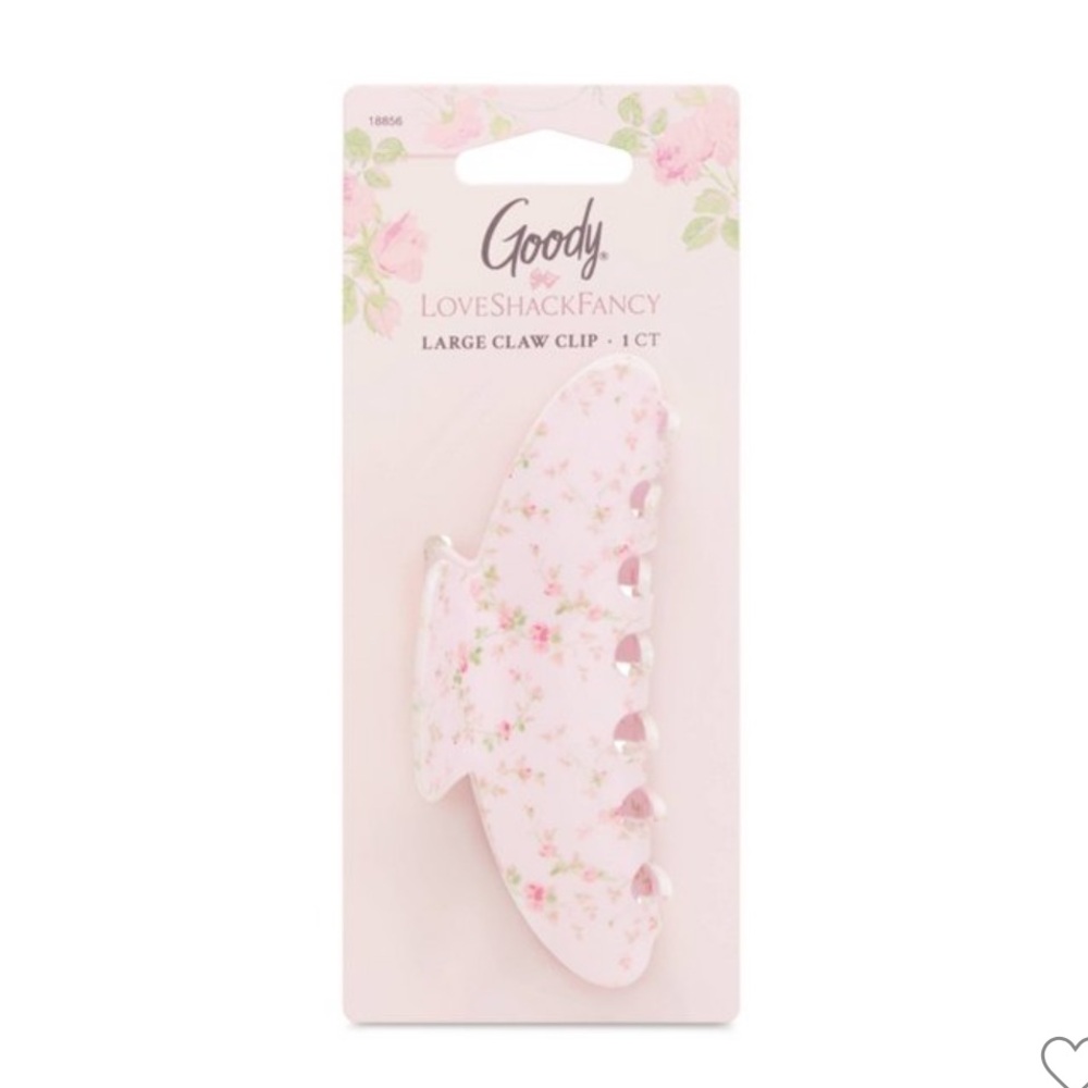 LoveShackFancy X Goody large Pink Hair Claw Clip NWT NIB SHIP WITHIN 1 DAY